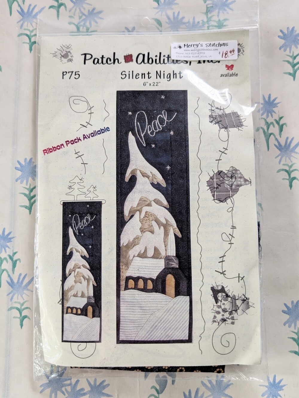 Patch Abilities Silent Night Quilted Wall Hanging Kit NEW Christmas Holiday DIY